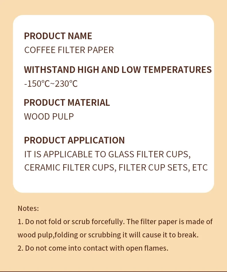 Home Barista Coffee Filter