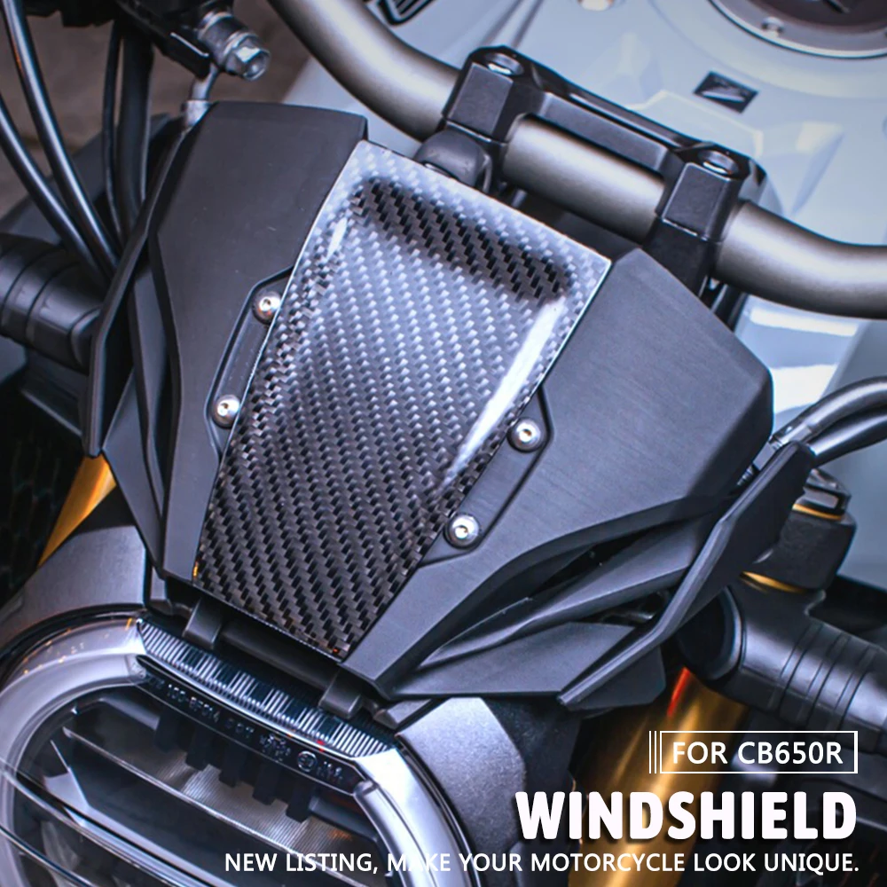 WINDSHIELD WINDSCREEN FOR HONDA CB650F 2017-2018 METER VISOR FAIRINGS COVER V1 E - Foto 12