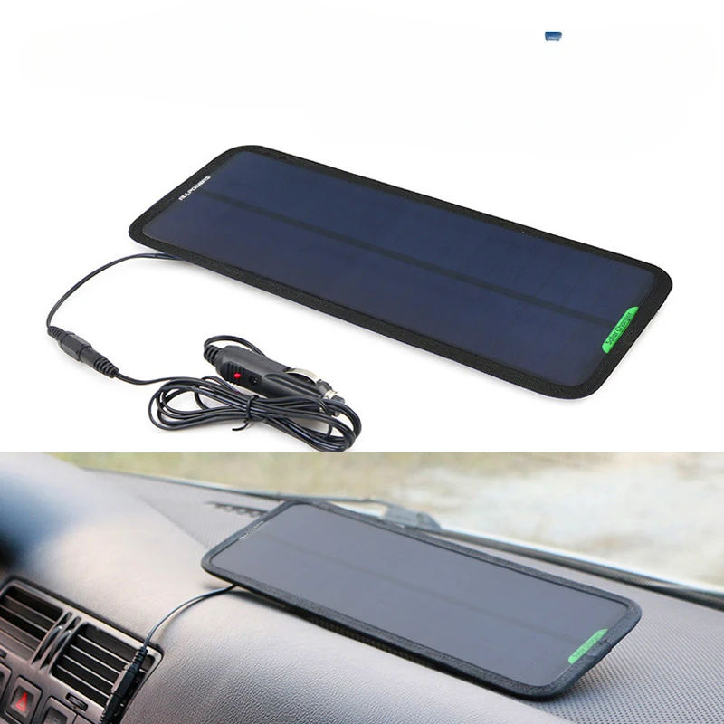 

Solar battery charger charging board 12V18v outdoor emergency car motorcycle battery on-board power loss prevention