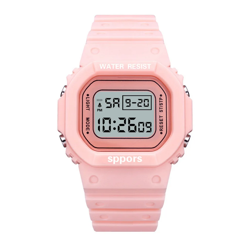 UTHAI CE117 Sports Electronic Watch Unisex Square Watches students Digital Wristwatch Waterproof Clock Bracelet For LED 2