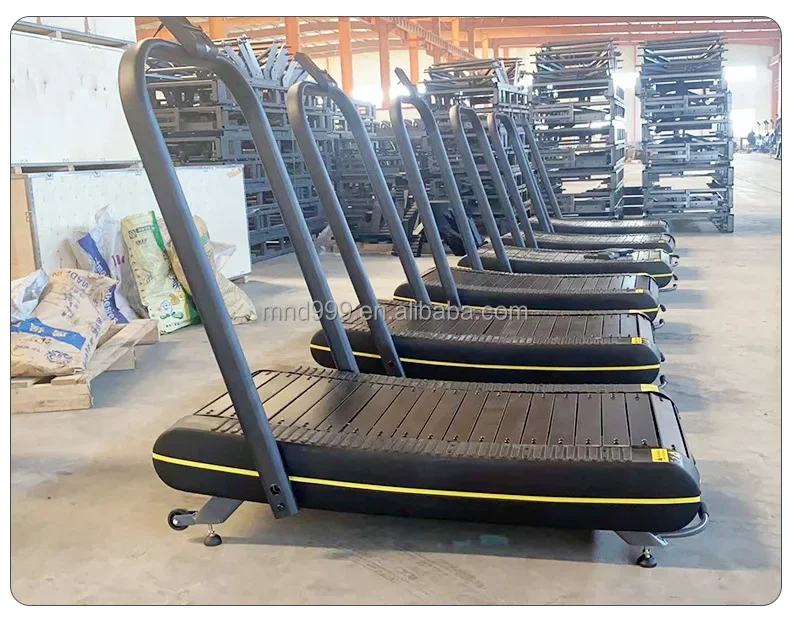 Factory Direct Supply Commercial Indoor Running Machine Speed Adjustable Mini Curved Treadmill (Nylon Belt) MND-Y400 Hot Sale