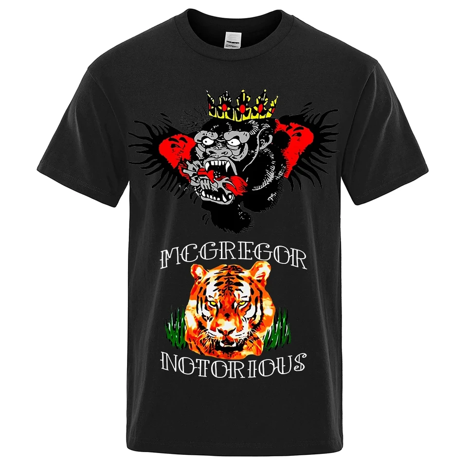 Conor McGregor-T-shirt imprimé humoristique pour homme, vêtement