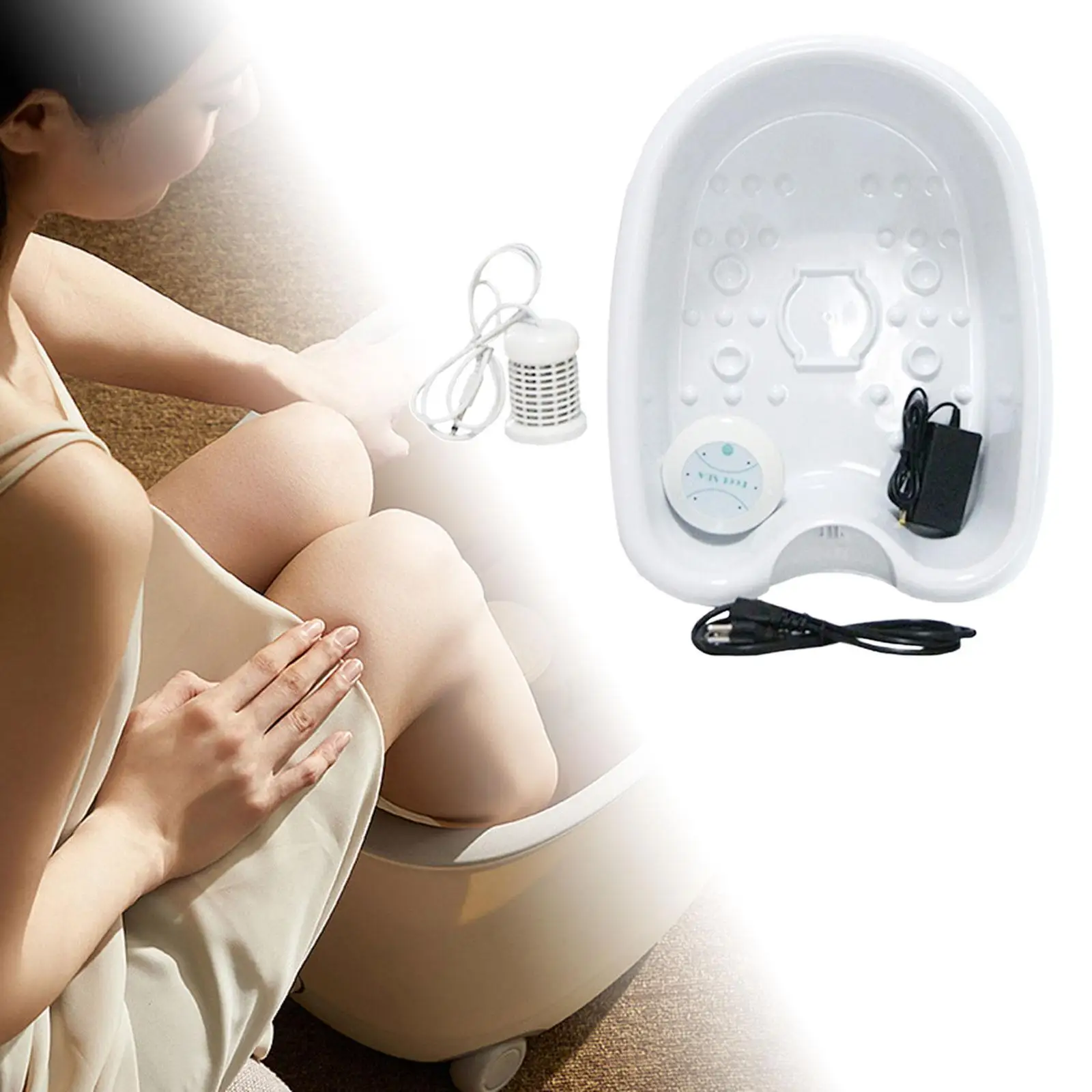 

Portable Ionic Detox Foot Machine Convenient Foot Detox Ionic Machine Ionic Foot Bath Detox Machine for Beauty Family Home Salon