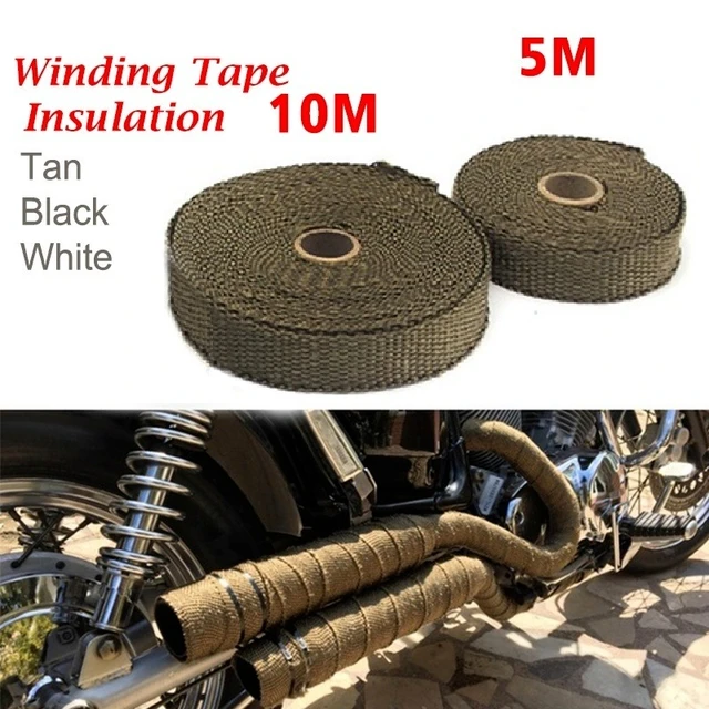 Rouleau de tissu isolant ignifuge pour moto et voiture, 5M 10M 15M