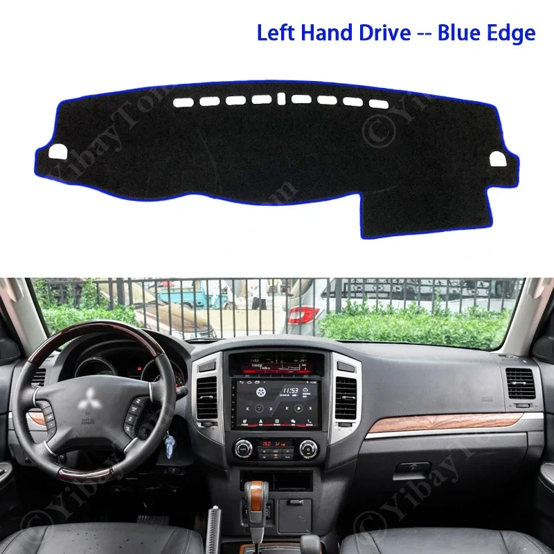 Für Mitsubishi Pajero Shogun Montero 2006 ~ 2020 V80 V87 V93 V97 Dashboard Abdeckung Matte Teppich Pad Sonnenschirm Kissen visier Zubehör – Detail 7