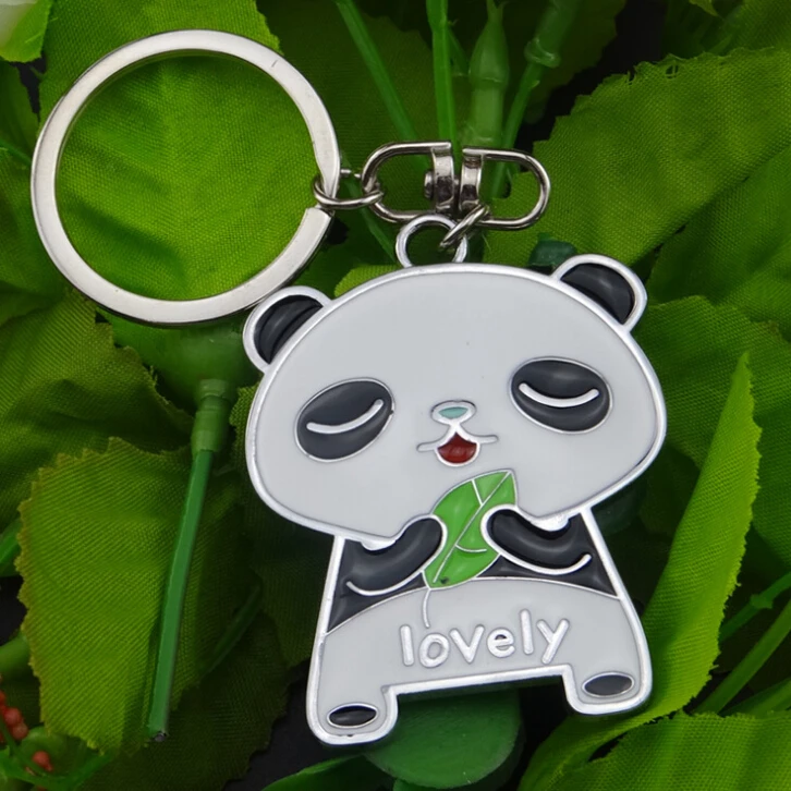 Kilener Portachiavi Panda In Lega, Regalo Per Amanti Dei Panda, Accessori Per Borse E Zaini Per Ragazze E Ragazzi