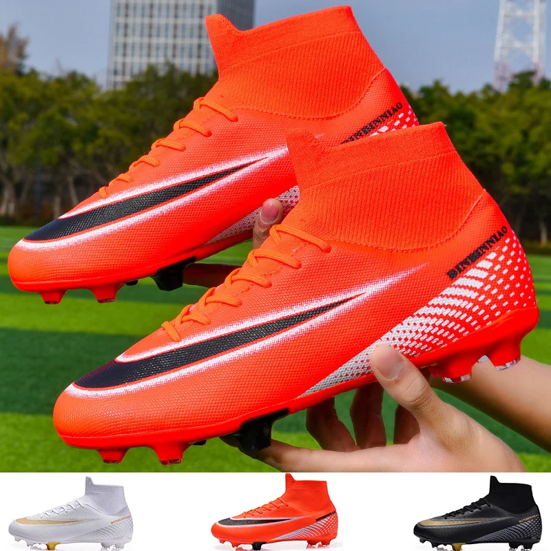 

2023 Football Boots For Children Comfortable Soccer Shoes Society Outdoor Soccer Cleats For Men Ag Fg Tf Hot Sale Free Shipping
