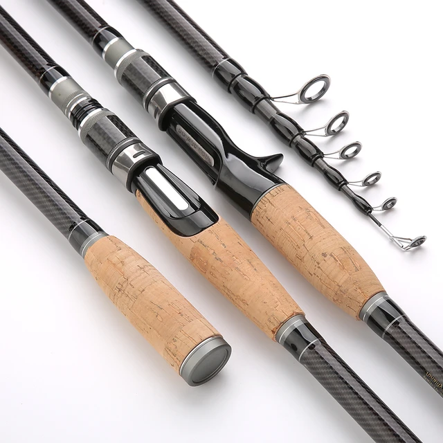 Portable Telescopic Fishing Rods 1.8M -3.0M Carbon Fiber Ultralight Spinning  Casting Fishing Rod Lure Fishing Tackle - AliExpress