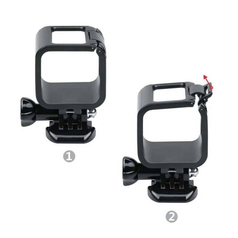 Action Camera Accessory Action Camera Holder Action Camera Mount Action Camera Protector Frame Mount Housing Case Compatible GoPro Hero 5 Session Hero 4 Session Cameras