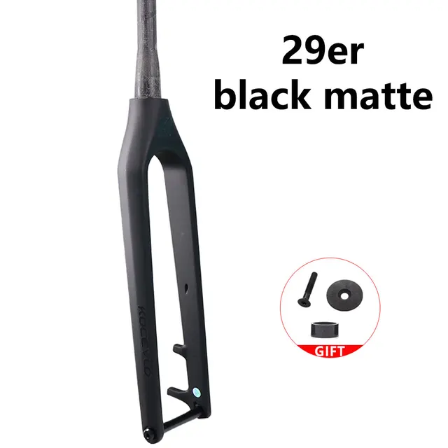 KOCEVLO Boost MTB Carbon Fork 29er 110*15mmDownhill Fork Mountain Bike Carbon Rigid Fork 11/8