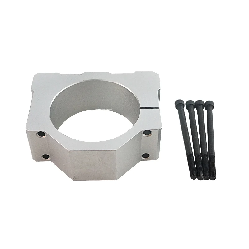 1Pcs Spindle Clamp 52 57 65 80mm Aluminum Motor Bracket CNC Carving Machine Clamp Motor Holder spindle clamp holder