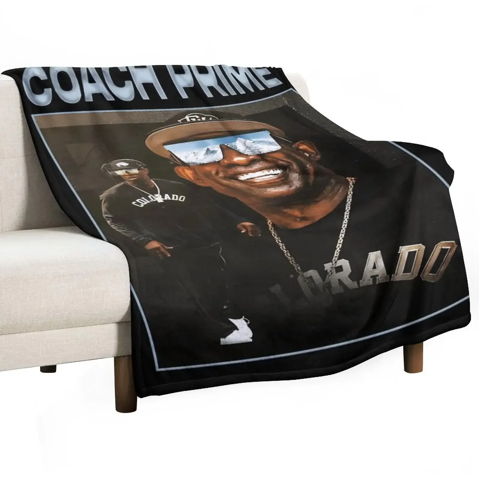 

Одеяло для футбола Deion Sanders, пушистое зимнее тяжелое