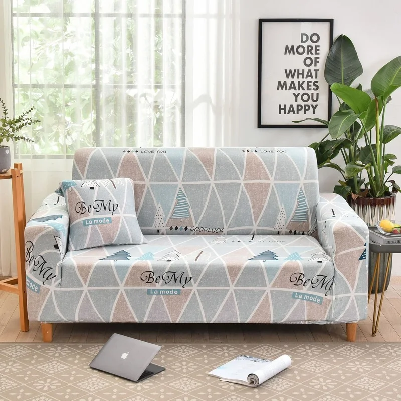 

Полноразмерный эластичный чехол для дивана, чехол для одноместного и двухместного четырехместного дивана из молочного шелка, полноразмерный нескользящий чехол для дивана
