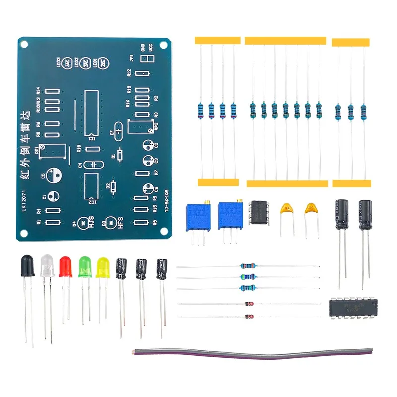 DIY Soldering Kit Infrared Reversing Radar Electronic Production Speed Indicator Assembly Soldering DIY Parts