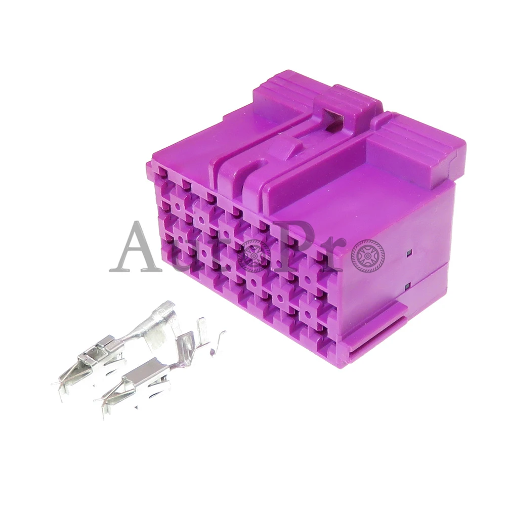 

1 Set 21 Hole 967635-1 Automobile Unsealed Connector with Terminal Car Wire Harness Socket 1-967625-3