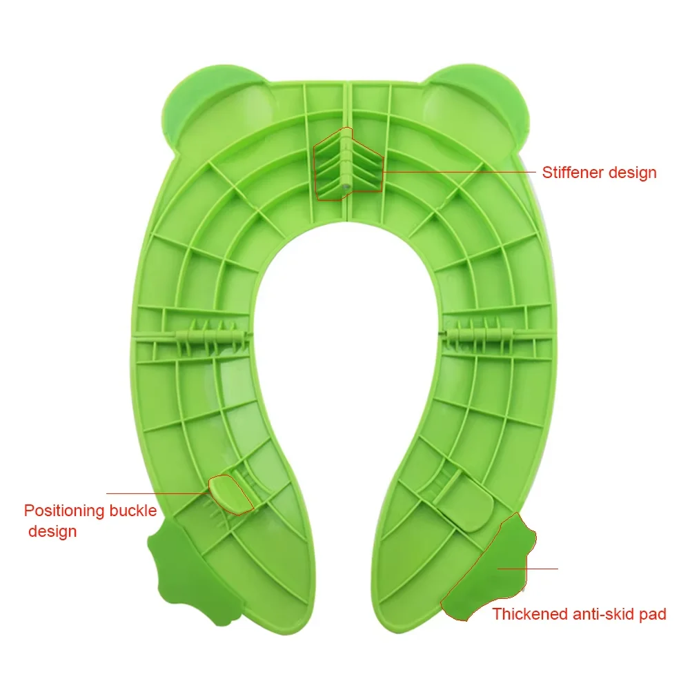 Description Picture 6 of itemFoldable Kids Toilet Seat Cover Mat Bathroom Toilet Pad Baby Toilet Training Seat Travel Potty Children Pot Seater Accessories