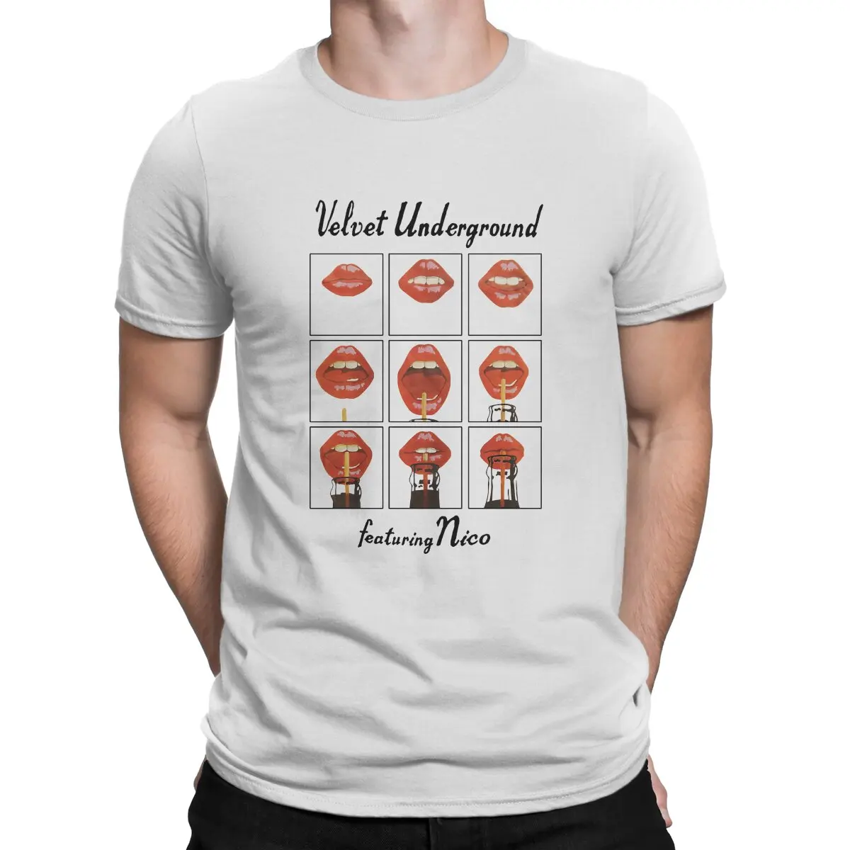 

The Velvet Underground Newest TShirt for Men Rock Round Neck Pure Cotton T Shirt Personalize Birthday Gifts Tops