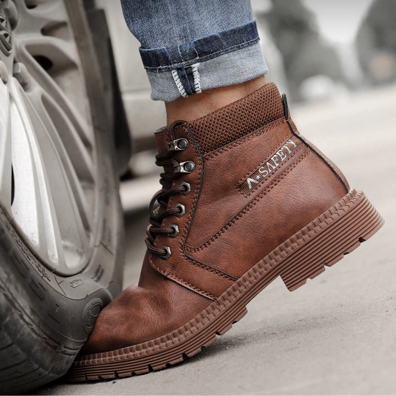 Unisex Steel Toe Indestructible Work Sneakers - Anti-Puncture, Anti-Smash, Non-Slip Safety Shoes