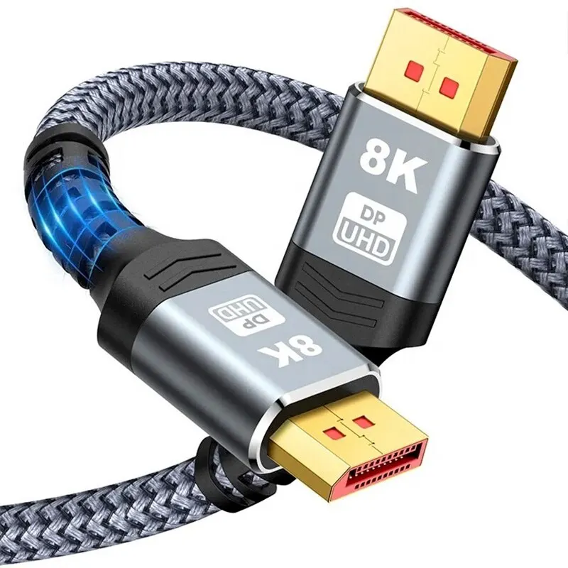 Premium Display Port Cable - High-Speed 8K UHD Audio/Video Connection (1-5M)