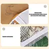 Clothes Dust Cover Clothing Organizer Garment Covers Clothes Bag With Clear Window Garment Protector Clothing Cover 4 Grid Suit 4