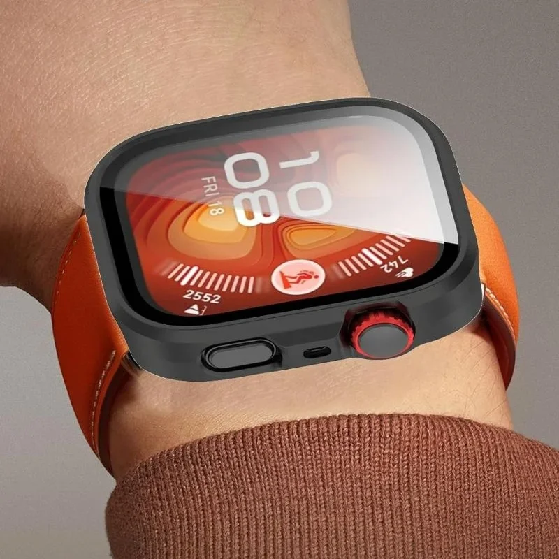 Enhanced Metal Protective Shockproof Case for Smartwatch - Hard, Anti-Scratch Bumper Cover