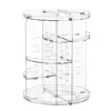 Storage Box for Cosmetic Organizer with 70% Space Saving Large-capacity Makeup Organizer with 360 Rotating Design for Vanity 6