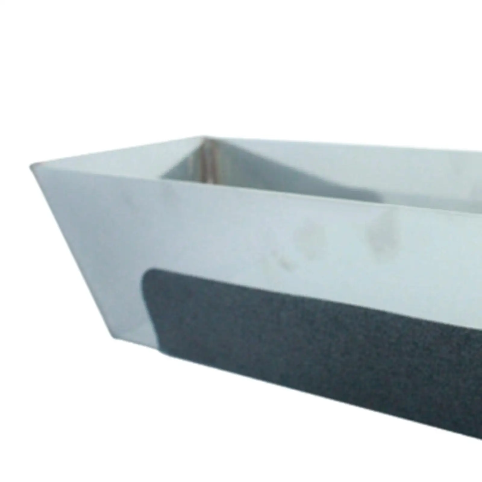 Stainless Steel Mud Pan Scraping Bar Sturdy Sheared Sides Fittings Anti Slip 5