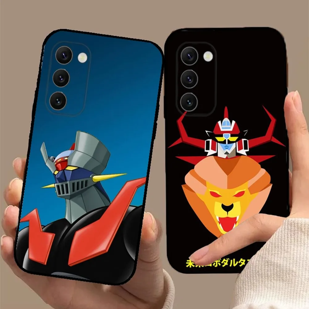 Manga M-Mazingers Z Custodia Per Telefono Anime Per Samsung S23,23,22,30,21,10,9,Note20 Ultra,Lite,Ultra,5G,Plus,Fe, Custodia Morbida Nera