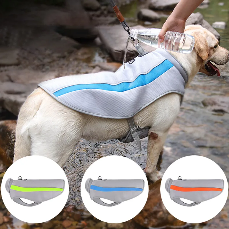 NewPetDogsCoolingClothesPreventionHeatstrokeBreathableSoftFor