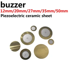 20pcs Assorted Size Piezoelectric Buzzer Discs for Sound and Sensor Applications (12MM)