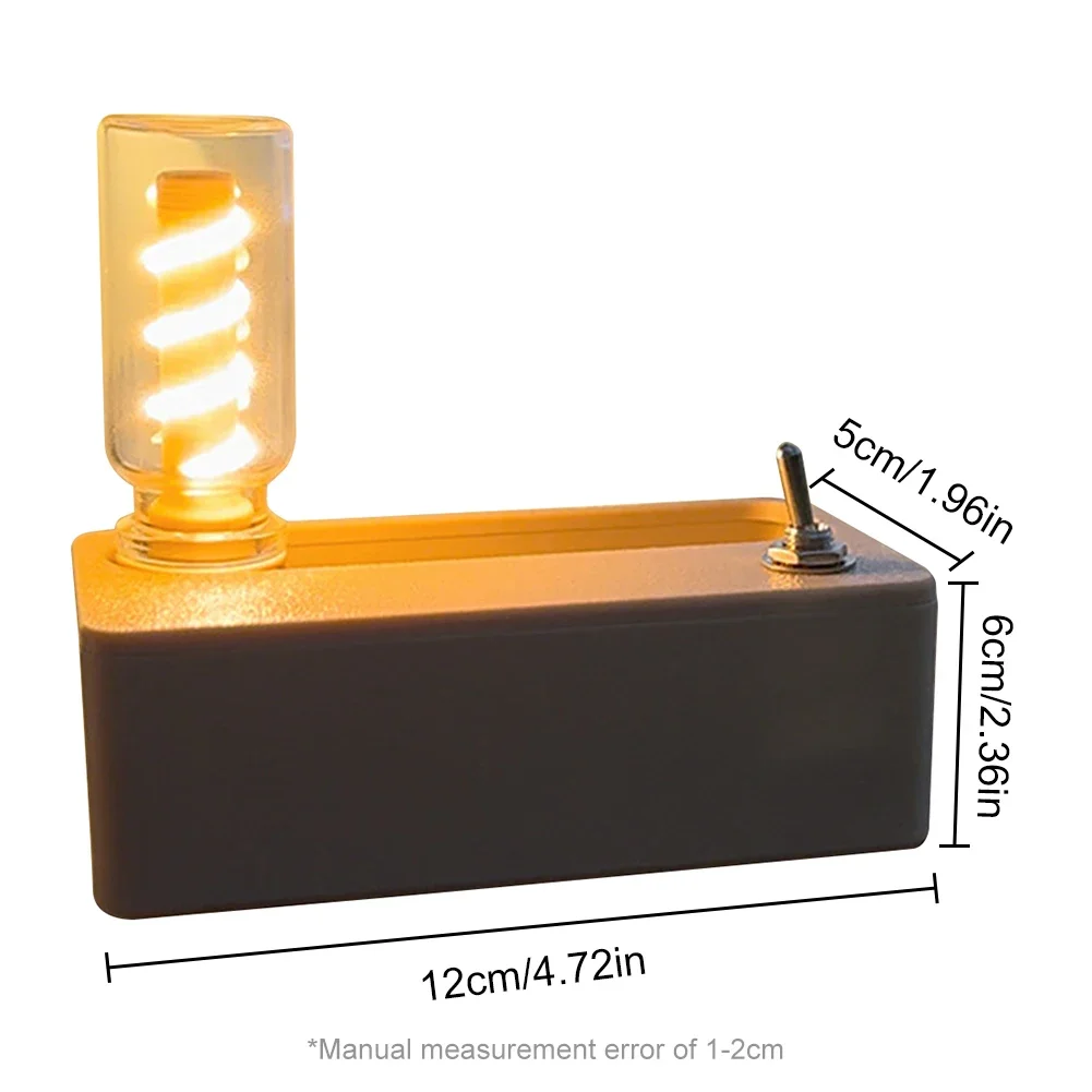 Magnetic Suction Lamp Relieve Stress Manual Mechanical Flip Flexible Light Table Night Light Ornament for Indoor Outdoor