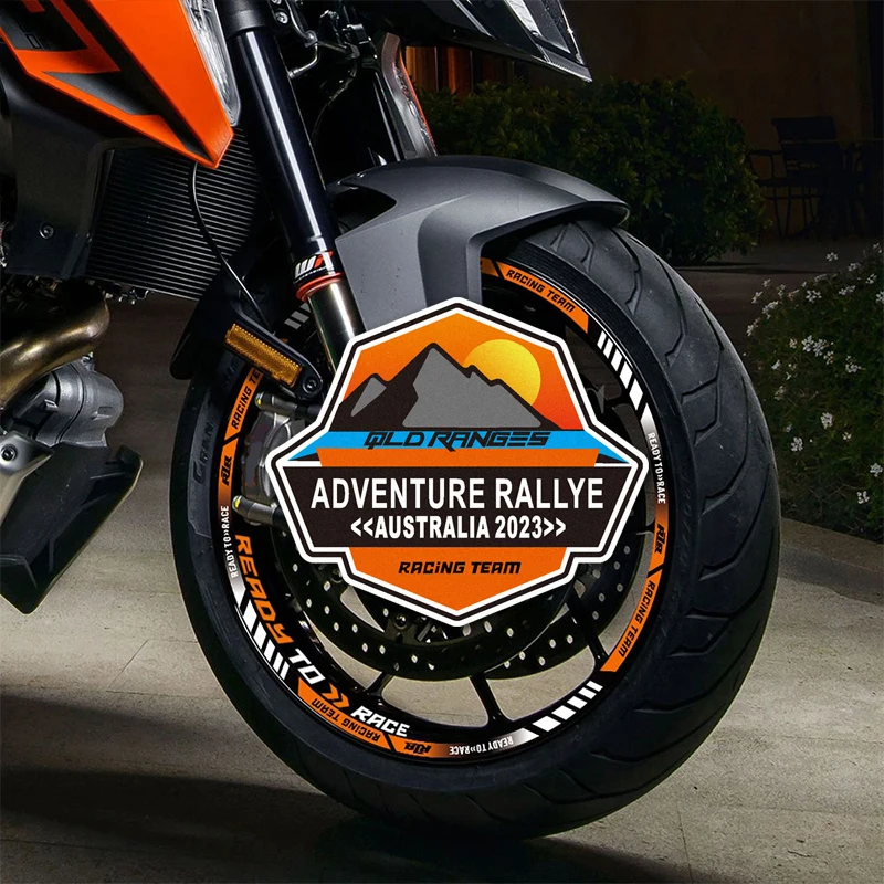 Reflective Motorcycle Wheel Sticker Rim Decals Stripe Tape Hub Accessories For KTM Duke 200 Ng125 390 250 RC 790 690
