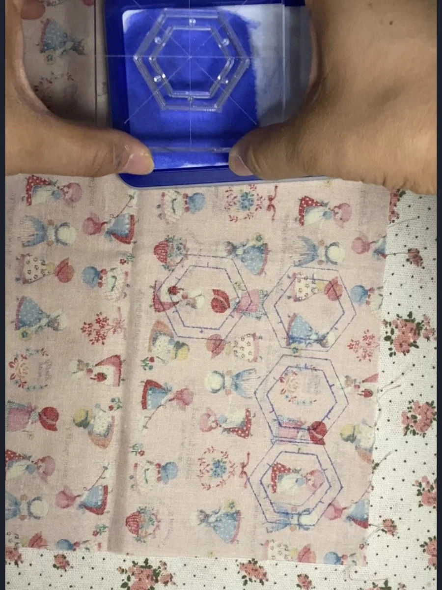 New Handmade Patchwork DIY Acrylic Stamp Tool Set for Bag Decoration  Sles Home Fabric Sewing Tools And Finied Products