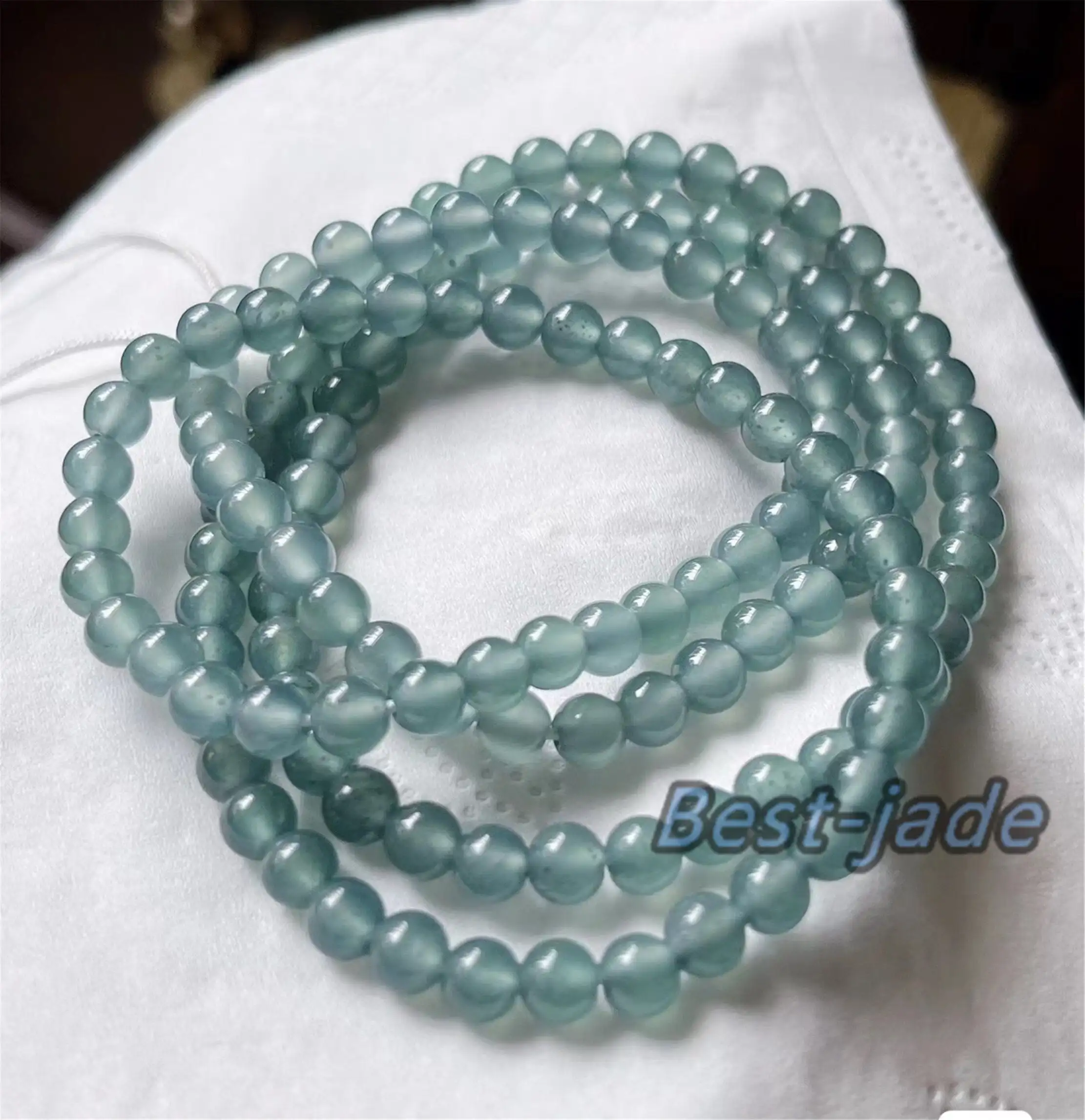 Small-Size-4-8mm-Blue-Green-Natural-Grade-A-Jade-Hand-Carved-Necklace ...