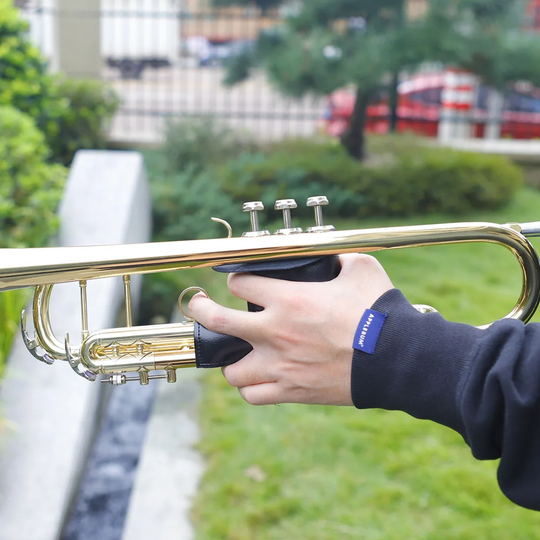 Trumpet Protective Cover Leather Hand Grip Sleeve Extended Service Life Trumpets Accessories Brass Instruments Parts