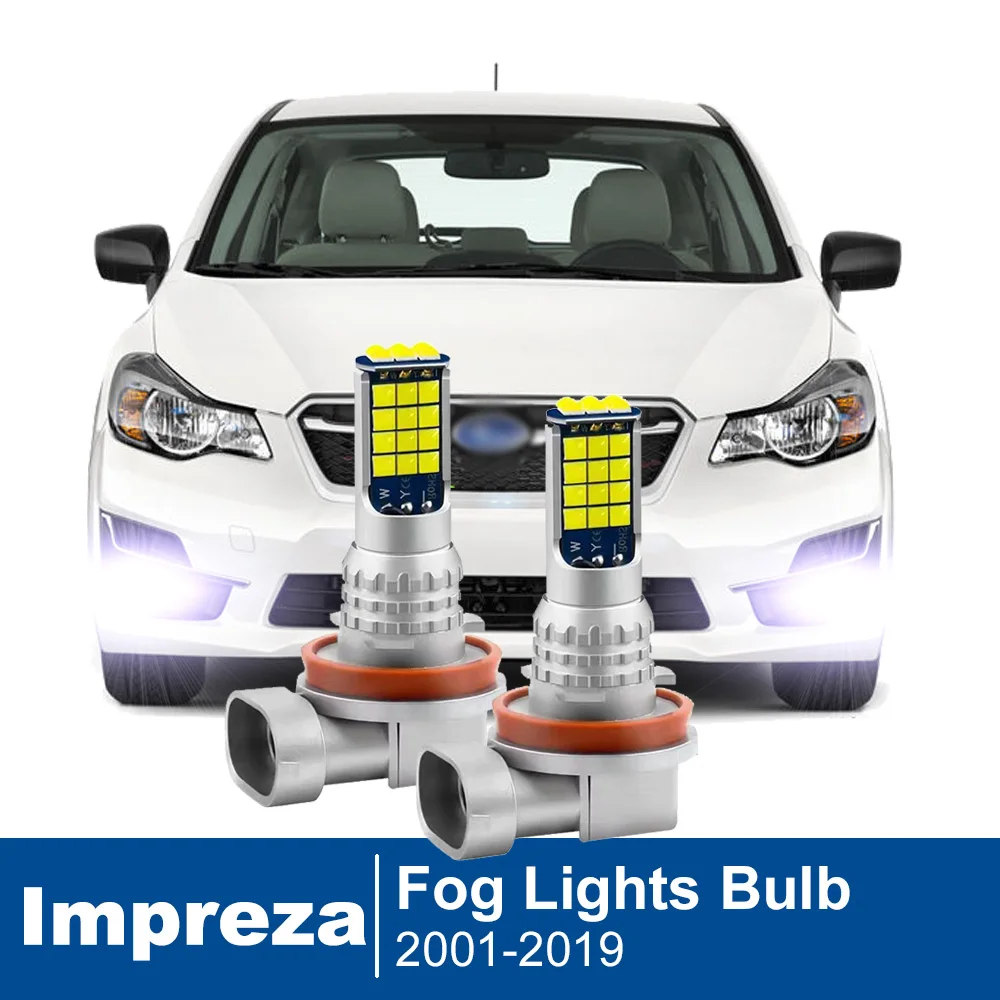 2pcs Led Car Fog Lamp For Subaru Impreza GP GJ GT 2012 2013 2014 2015 Front Fog Light Bulb Car Accessories