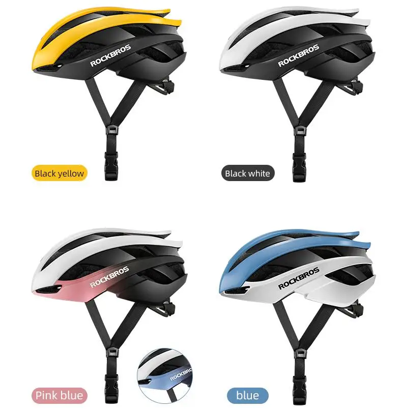 ROCKBROS Helm Sepeda Ultra-ringan Helm Sepeda Jalanan MTB Dapat