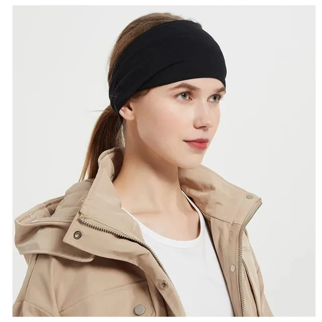 Solid Color Sports Headbands Elastic Non Slip Quick Dry Workout Fitness Yoga Unisex Hairband Sweatband Bandana Hair Accessories 2