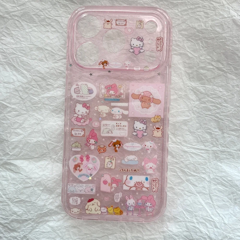 Hello Kitty Melody Cartoon Pink Phone Case image 3