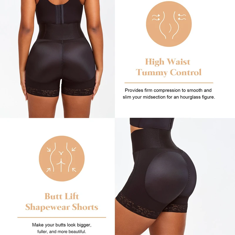 Body Shaper For Women Tummy Control High Waist Shapewear Shorts