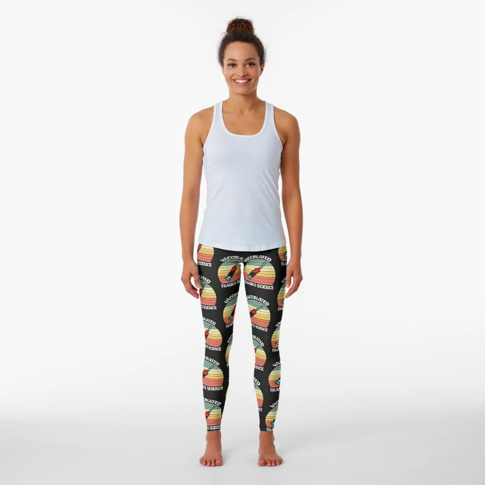 Thanks Science Pro Vaccine Vaccination Retro Vintage Gift Leggings Women's leggings Women pants