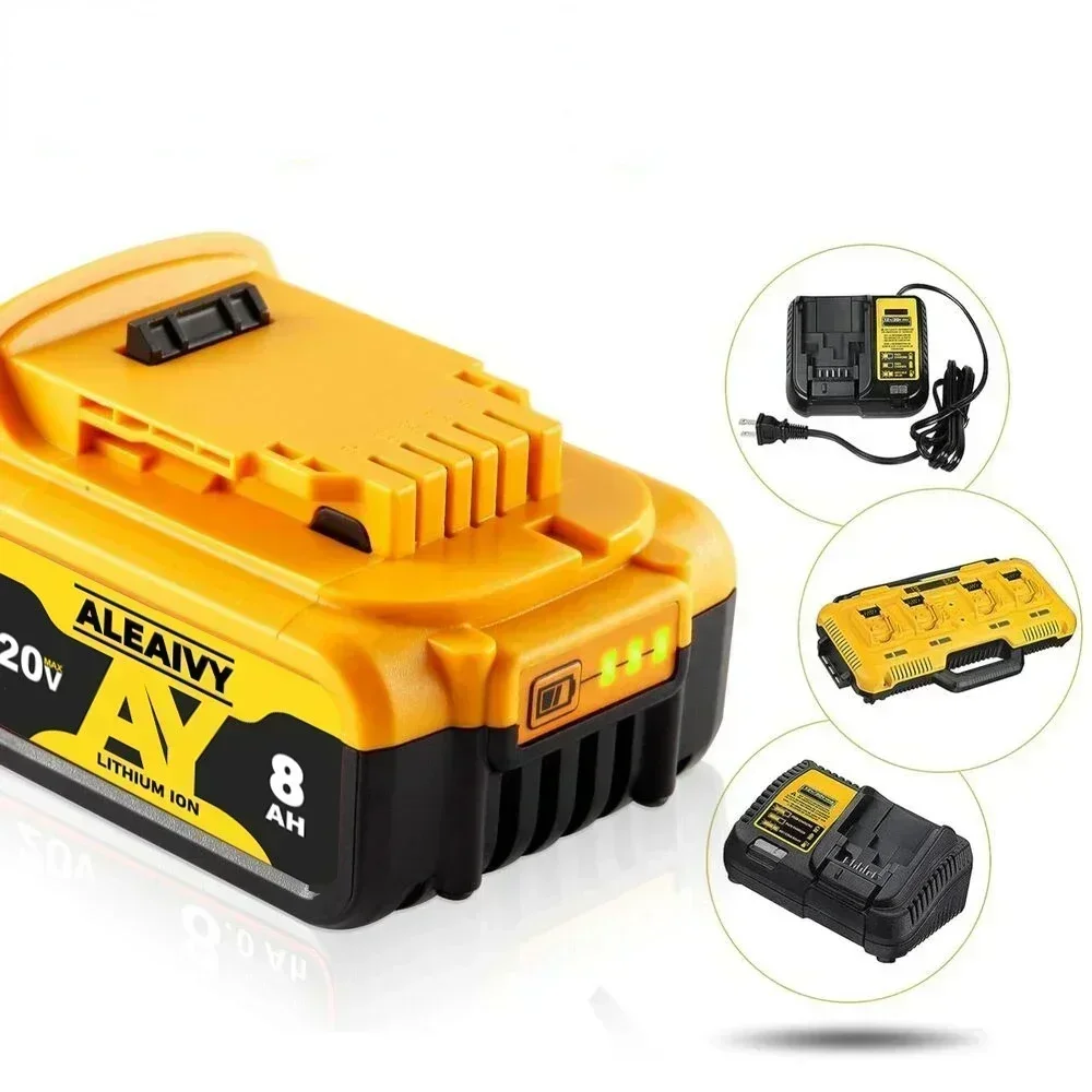 20V Battery for Dewalt 18V power Tools rechargeable electric tool Accessories Lithium batteries Replace DCB200 DCB205 DCB184 3