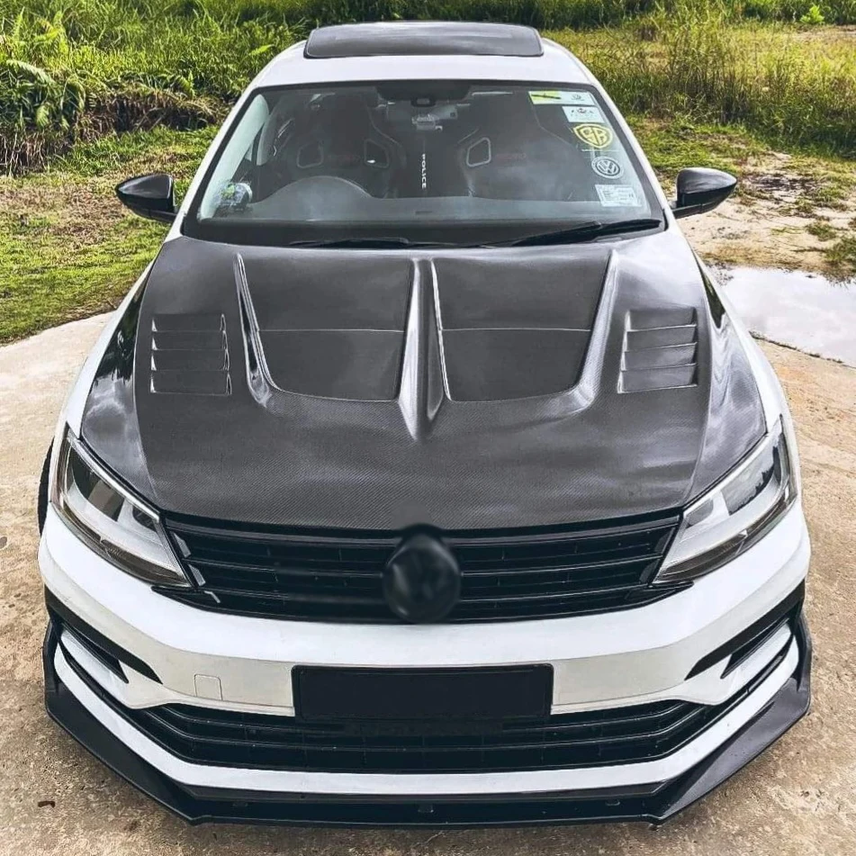

OEM Mk6 Gti вытяжка из углеродного волокна для VW для Volkswagen MK 6 6,5 Jetta GLI