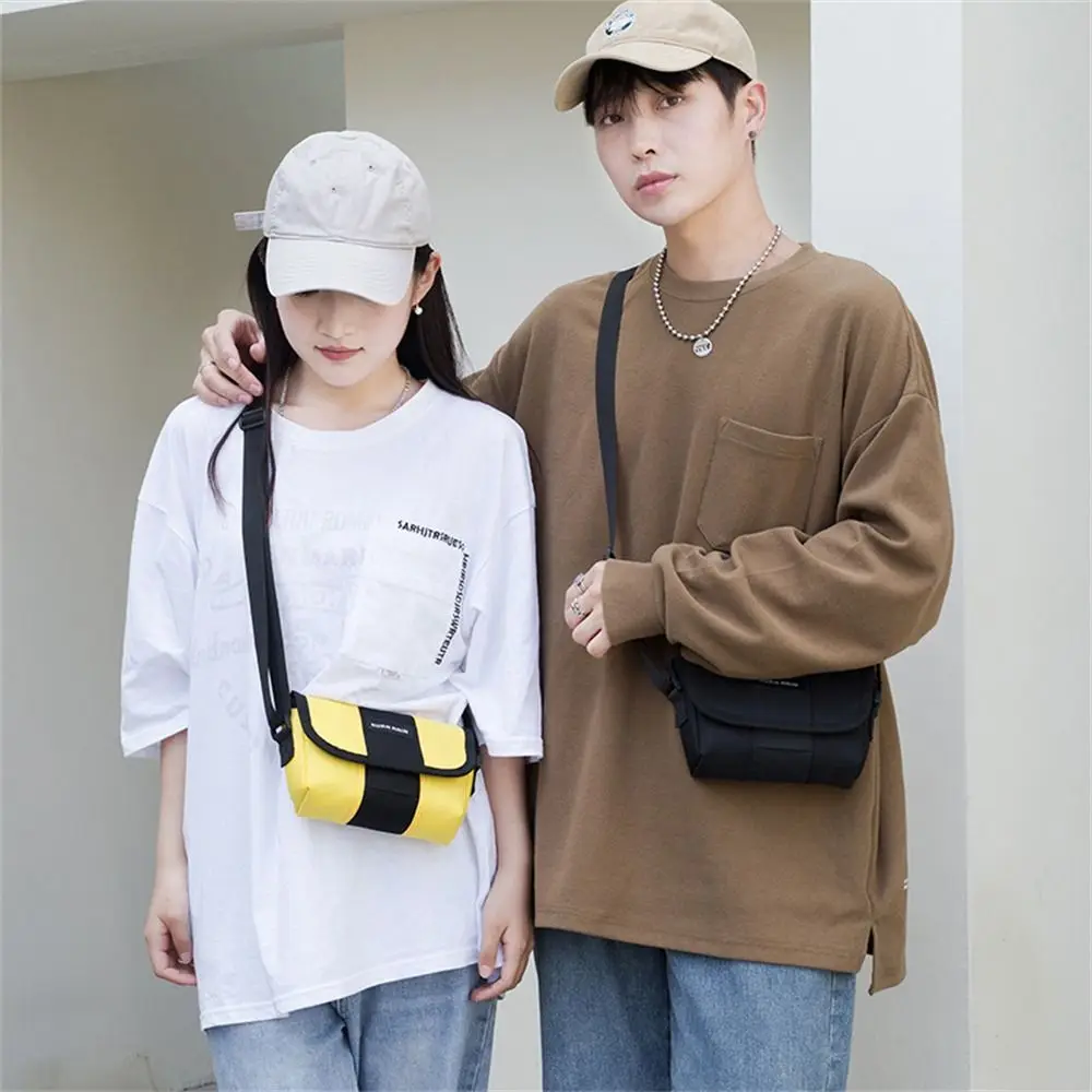 

Nylon Shoulder Bag Casual Waterproof Solid Color Cross-body Bag Messenger Bags Outdoor Sports