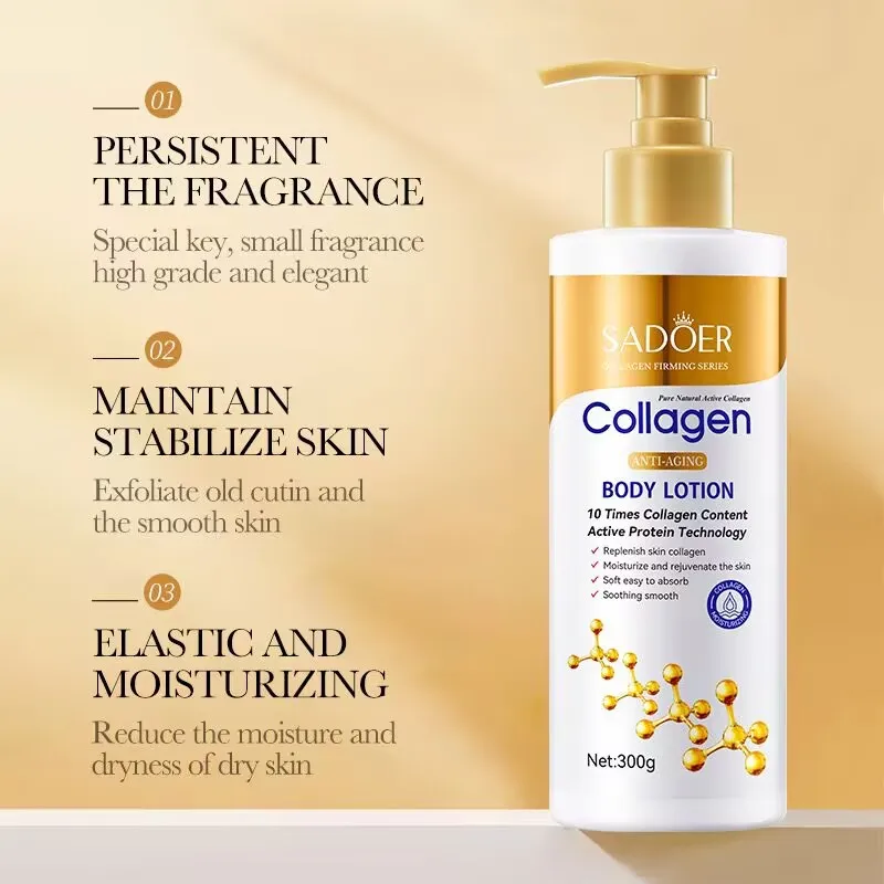 Collagen Milk Bleaching Face Body Cream Whitening Cream Skin Whitening Moisturizing Body Lotion Skin Lightening Cream Body Care 5