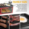 3-in-1 Breakfast Station -Includes Coffee Maker Non-Stick Griddle and 4-Slice Toaster Oven - Versatile Breakfast Maker 4