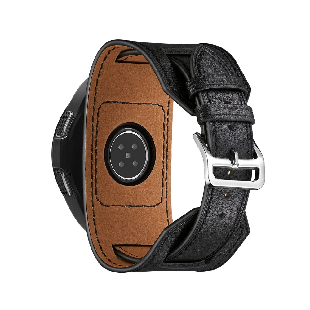Luxury Leather Wristband - Comfortable Design for Smartwatches, Available in 20/22mm