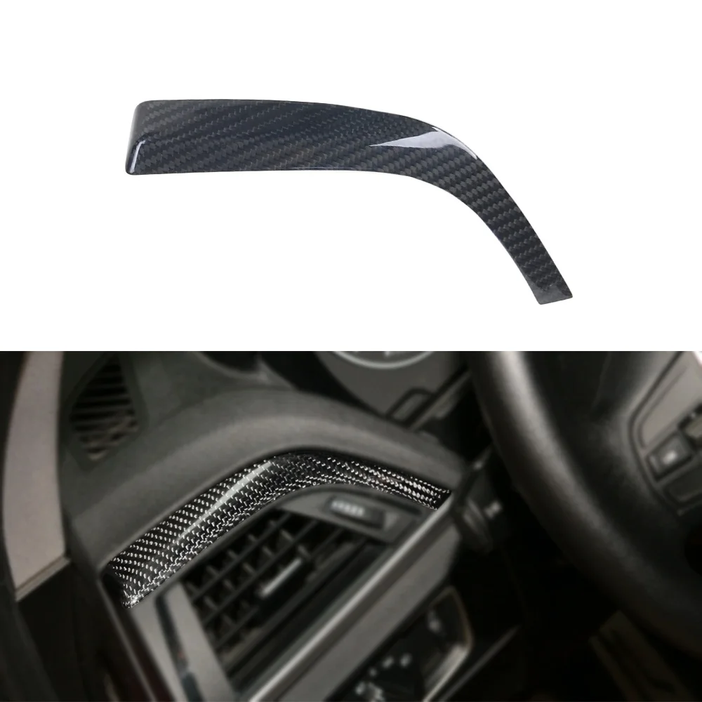 

Real Dry Carbon fiber Interior Dashboard Air Vent Outlet Cover For BMW 1 2 Series F20 F21 F22 F23 2012-2016