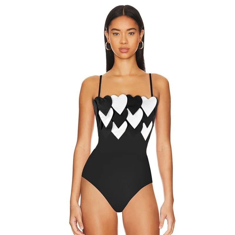 2024New One-Piece Triangle Swimsuit Sexy Hot Sale Swimsuit Sexy Band Wrap Skirt