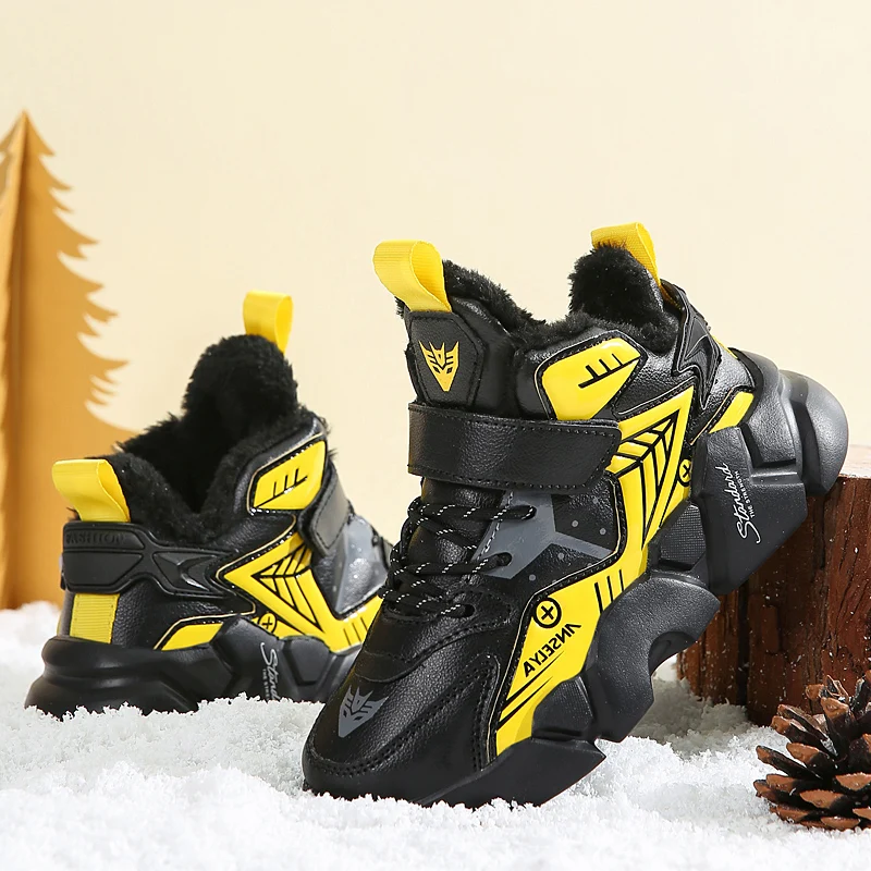 Kids Snow Boots for Boys Girls High Quality Winter Warm Waterproof Children Fashion Sport Shoes Sneakers Girls Snow Boots 4
